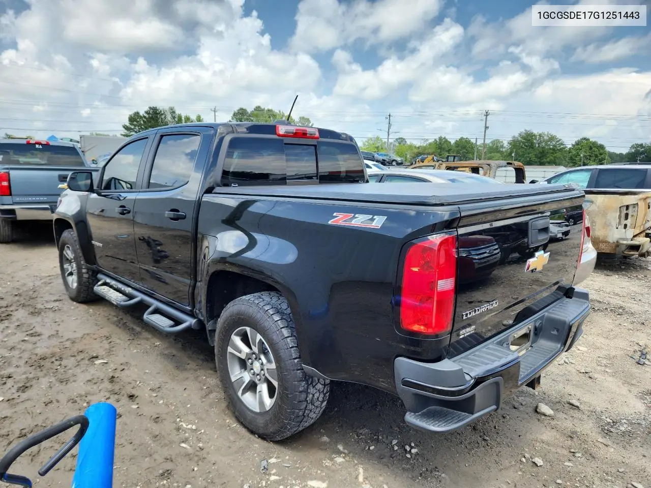 2016 Chevrolet Colorado Z71 VIN: 1GCGSDE17G1251443 Lot: 62837005
