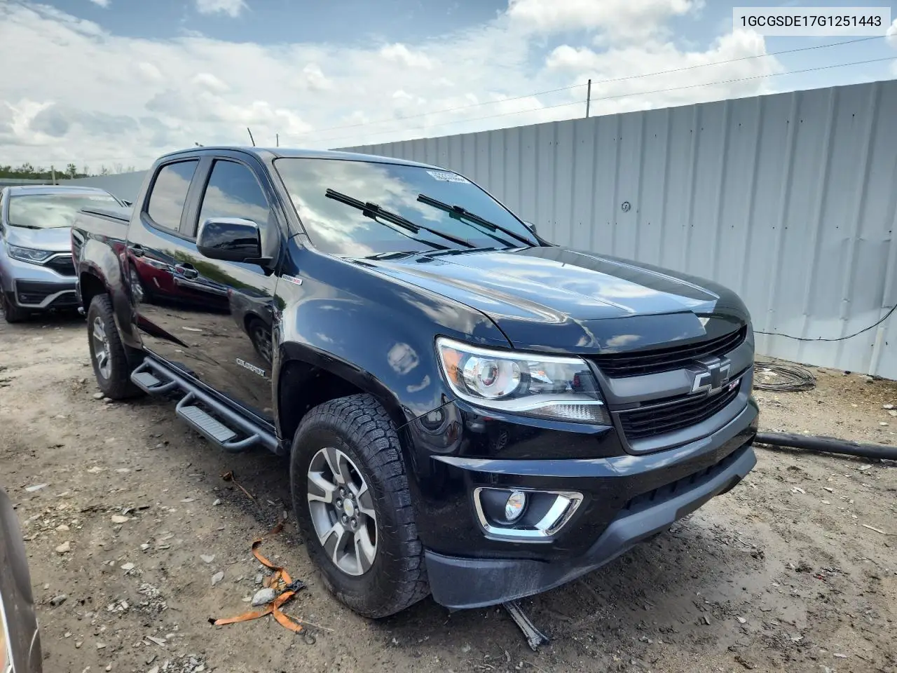 2016 Chevrolet Colorado Z71 VIN: 1GCGSDE17G1251443 Lot: 62837005