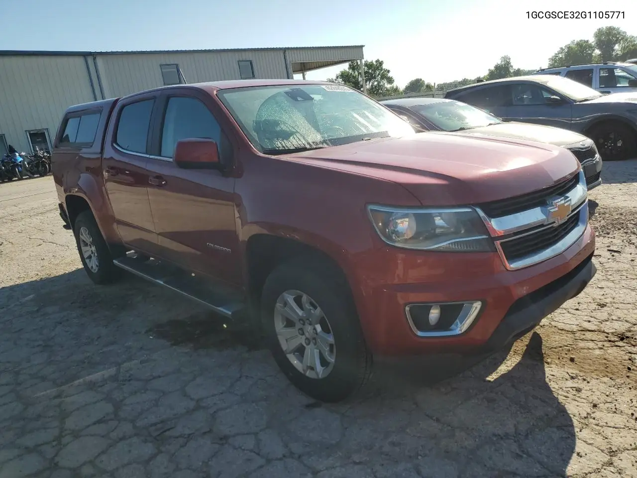 2016 Chevrolet Colorado Lt VIN: 1GCGSCE32G1105771 Lot: 62848245