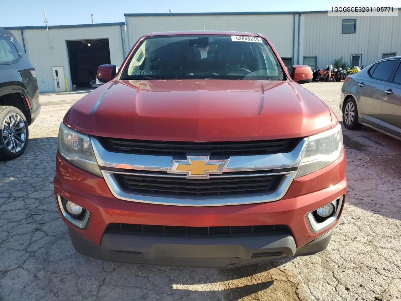 2016 Chevrolet Colorado Lt VIN: 1GCGSCE32G1105771 Lot: 62848245