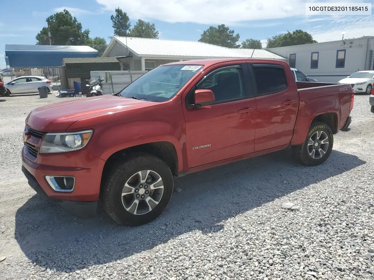 2016 Chevrolet Colorado Z71 VIN: 1GCGTDE32G1185415 Lot: 62861295