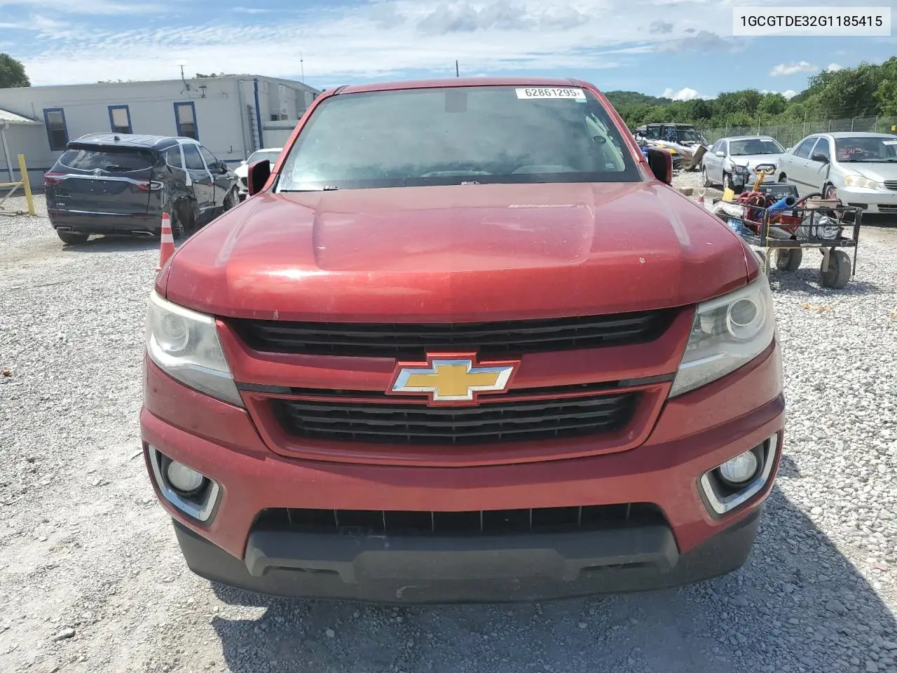 2016 Chevrolet Colorado Z71 VIN: 1GCGTDE32G1185415 Lot: 62861295