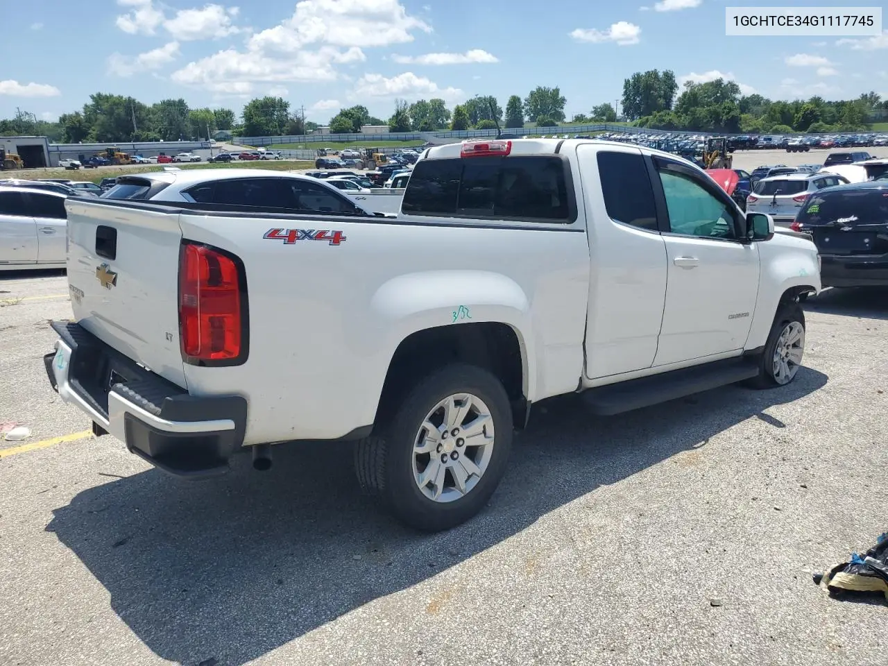 2016 Chevrolet Colorado Lt VIN: 1GCHTCE34G1117745 Lot: 62923215