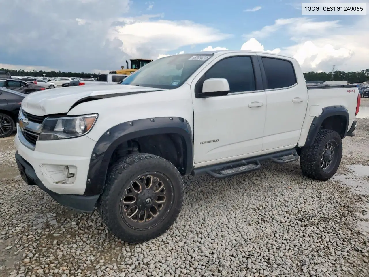 2016 Chevrolet Colorado Lt VIN: 1GCGTCE31G1249065 Lot: 62924215