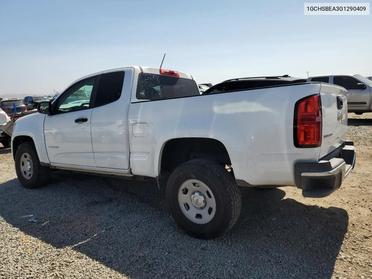 2016 Chevrolet Colorado VIN: 1GCHSBEA3G1290409 Lot: 62947975