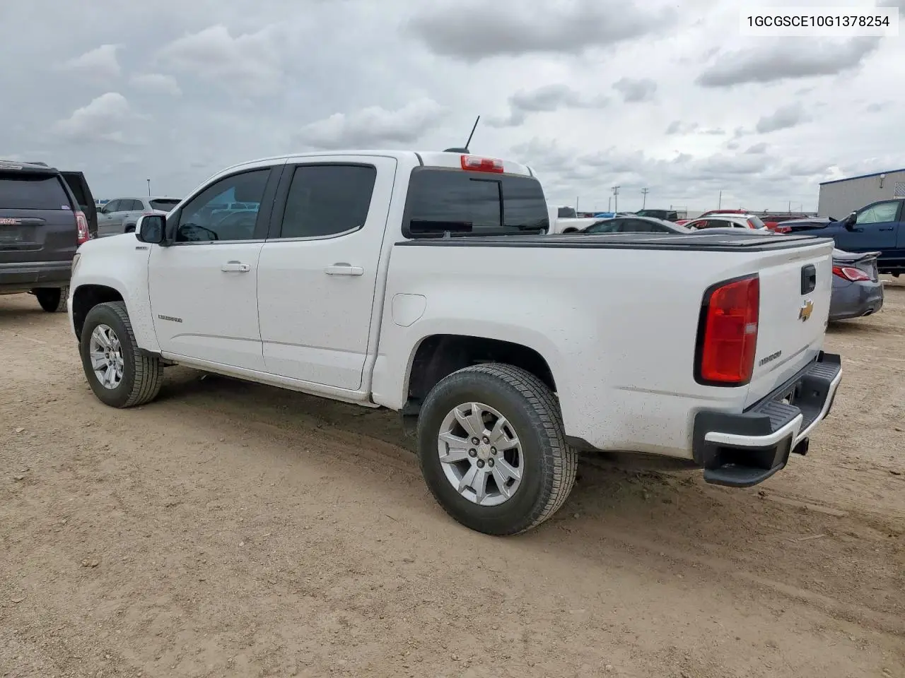 2016 Chevrolet Colorado Lt VIN: 1GCGSCE10G1378254 Lot: 62951595