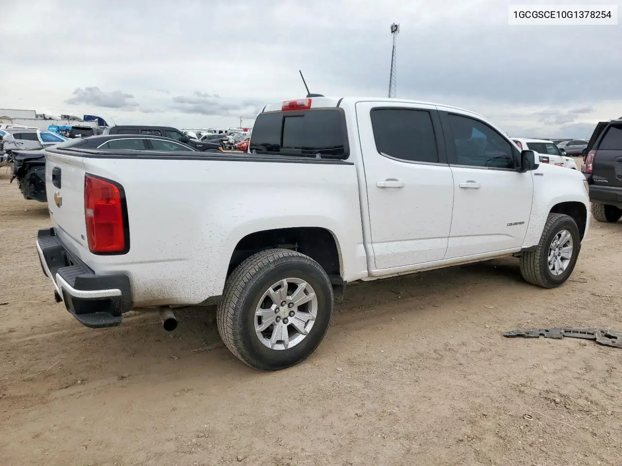 2016 Chevrolet Colorado Lt VIN: 1GCGSCE10G1378254 Lot: 62951595