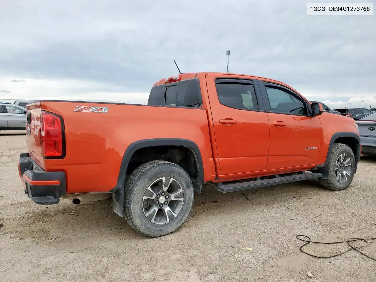 2016 Chevrolet Colorado Z71 VIN: 1GCGTDE34G1273768 Lot: 63082485
