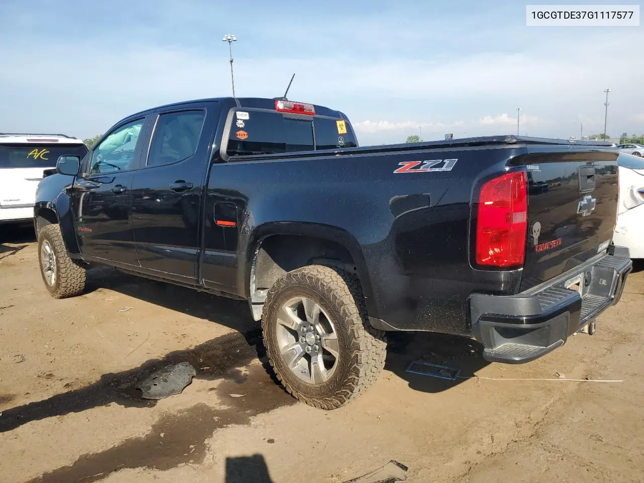 2016 Chevrolet Colorado Z71 VIN: 1GCGTDE37G1117577 Lot: 63743875