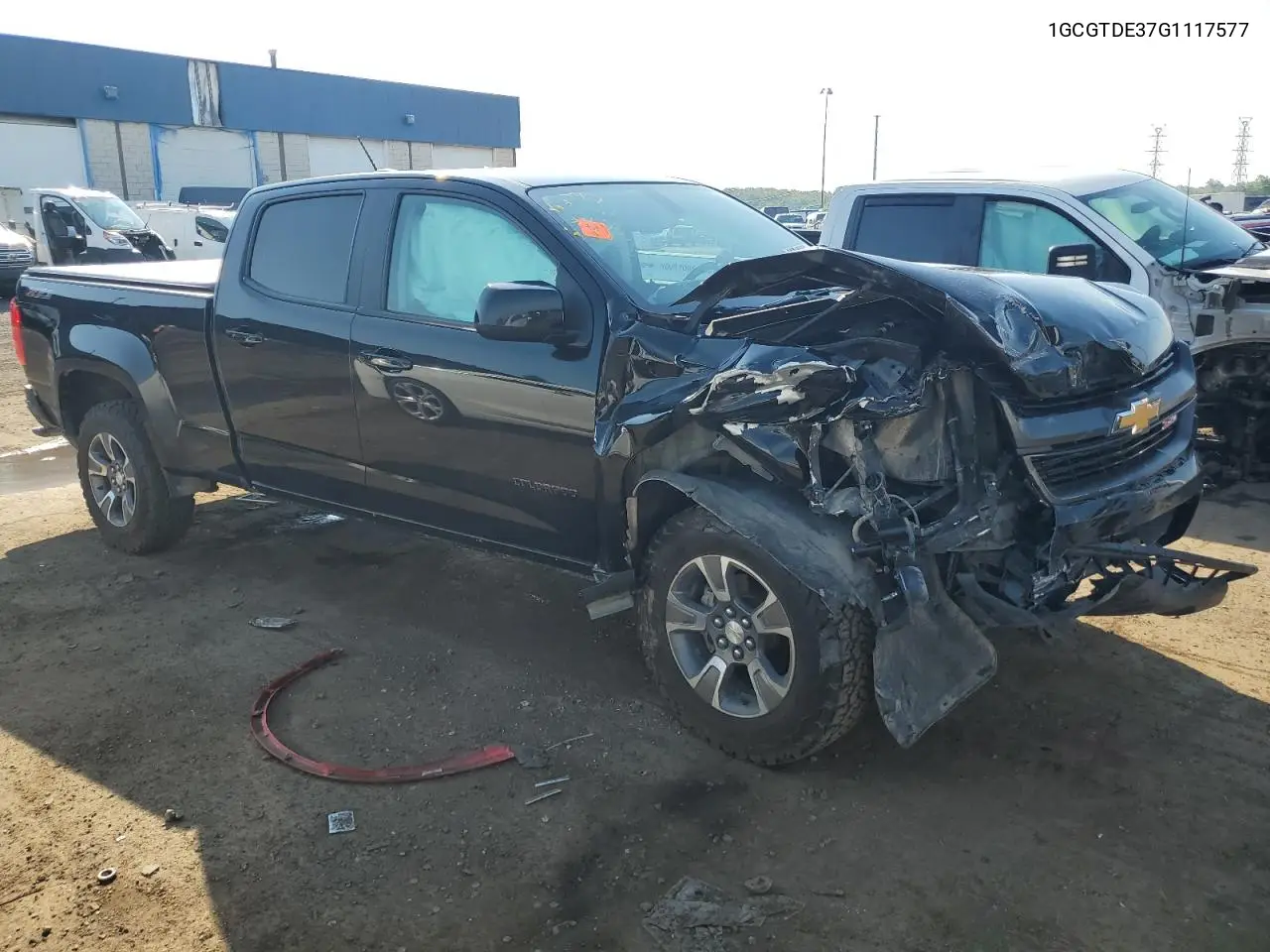 2016 Chevrolet Colorado Z71 VIN: 1GCGTDE37G1117577 Lot: 63743875