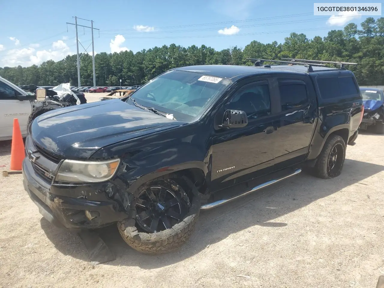 2016 Chevrolet Colorado Z71 VIN: 1GCGTDE38G1346396 Lot: 65797065