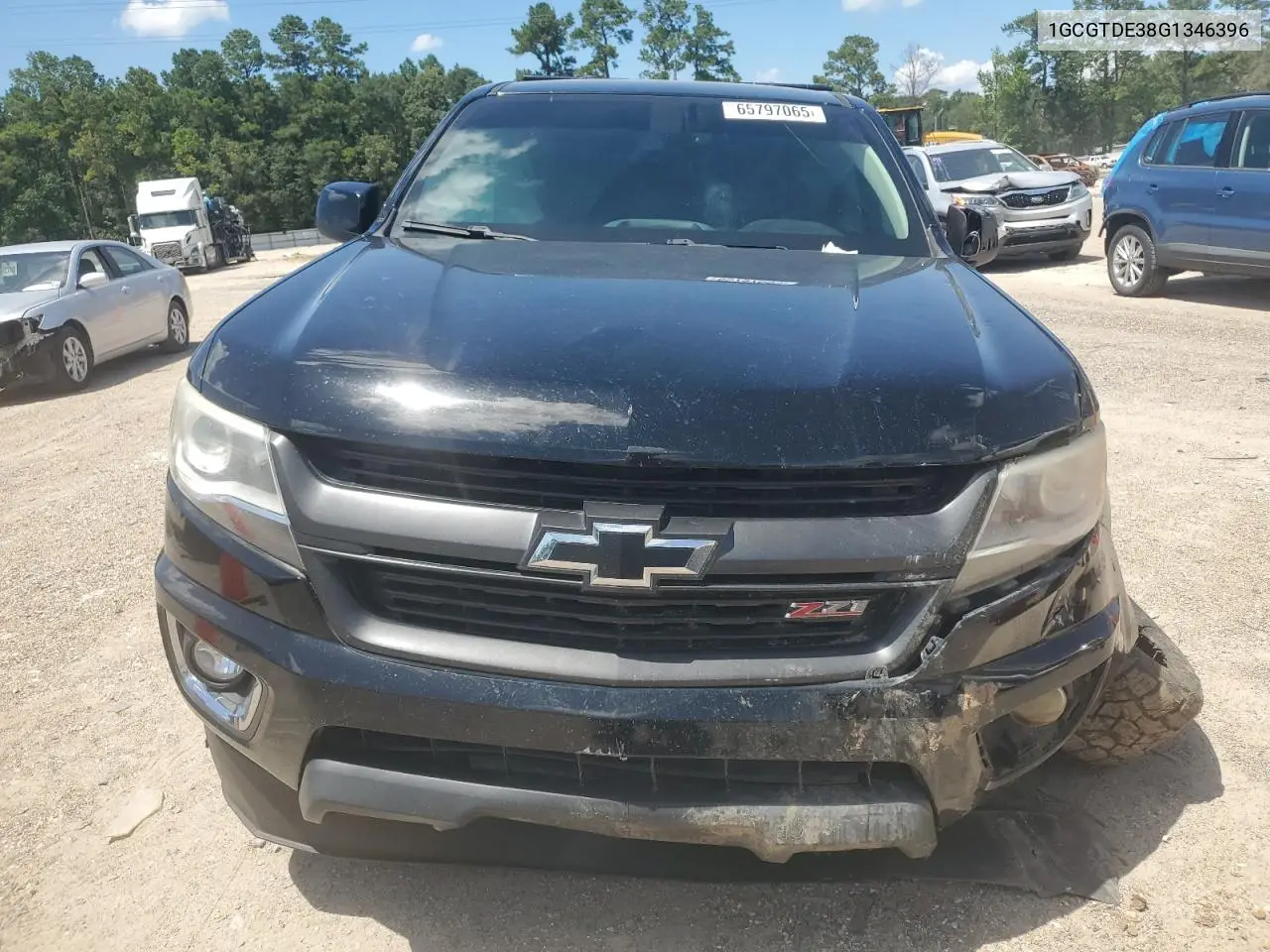 2016 Chevrolet Colorado Z71 VIN: 1GCGTDE38G1346396 Lot: 65797065