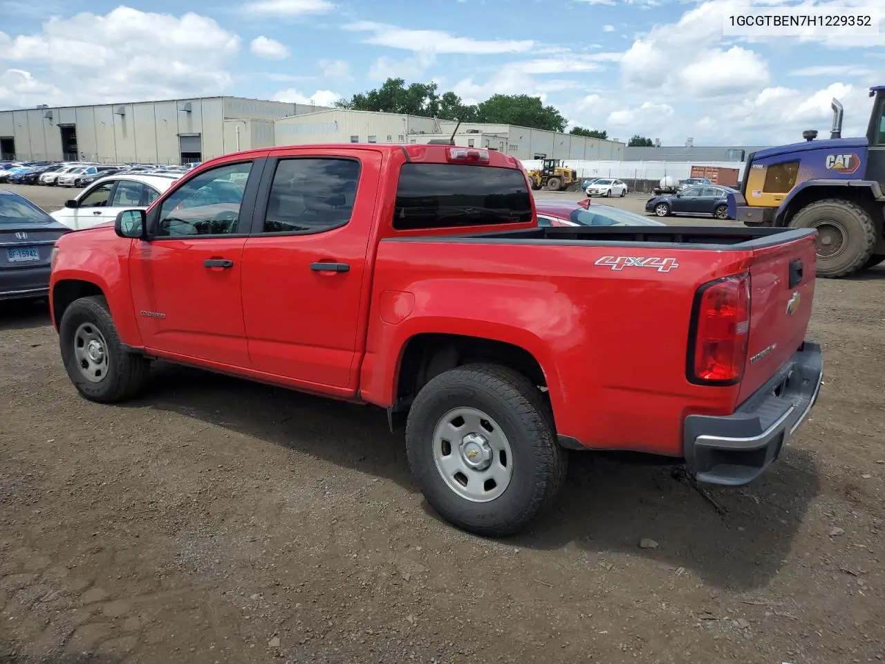 2017 Chevrolet Colorado VIN: 1GCGTBEN7H1229352 Lot: 62403625