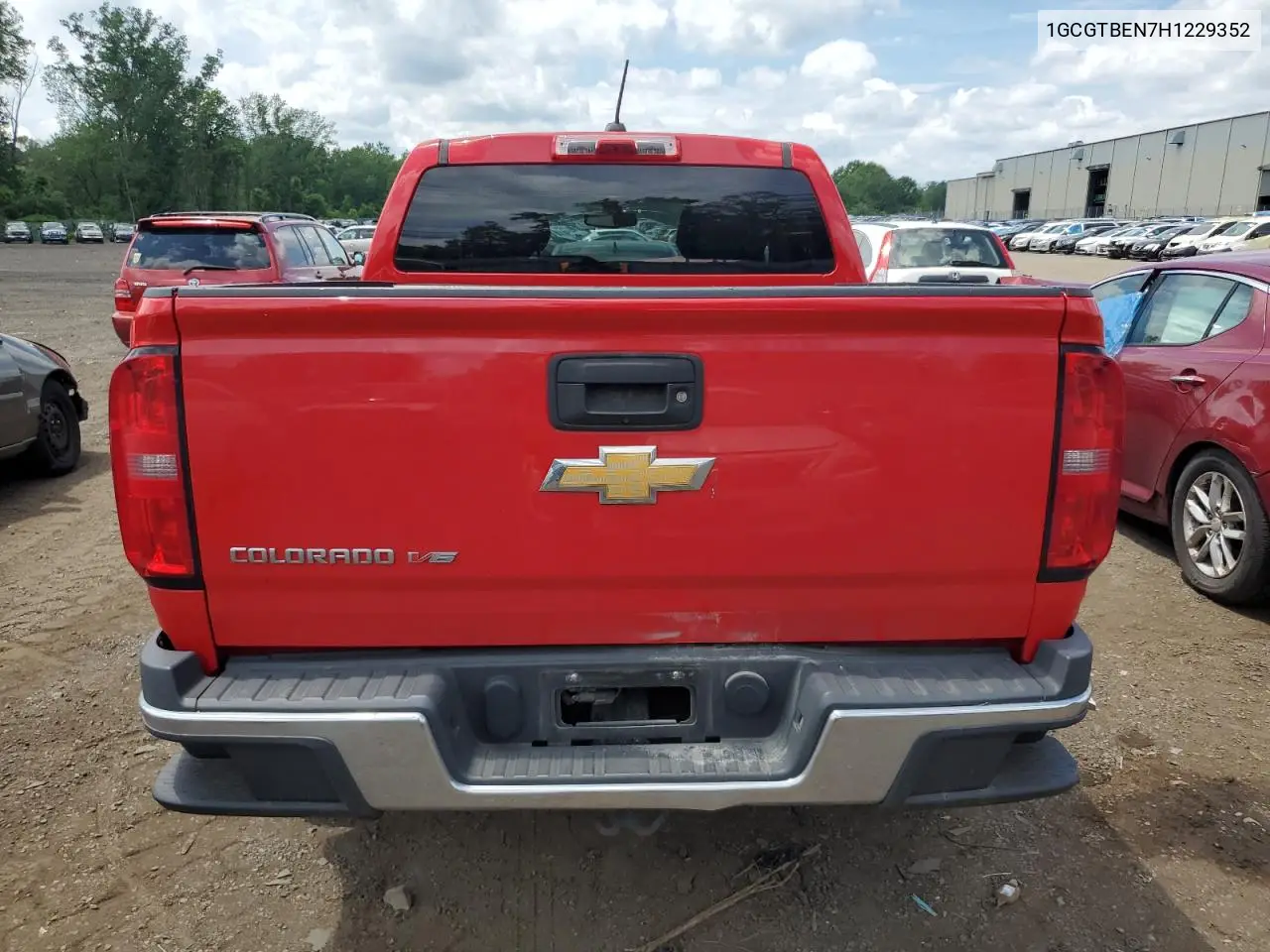 2017 Chevrolet Colorado VIN: 1GCGTBEN7H1229352 Lot: 62403625