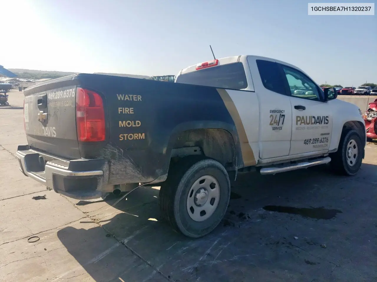 2017 Chevrolet Colorado VIN: 1GCHSBEA7H1320237 Lot: 62994855