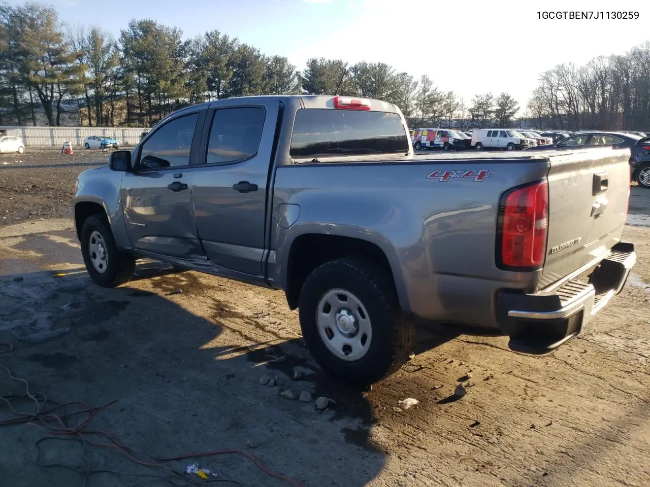 2018 Chevrolet Colorado VIN: 1GCGTBEN7J1130259 Lot: 44454875
