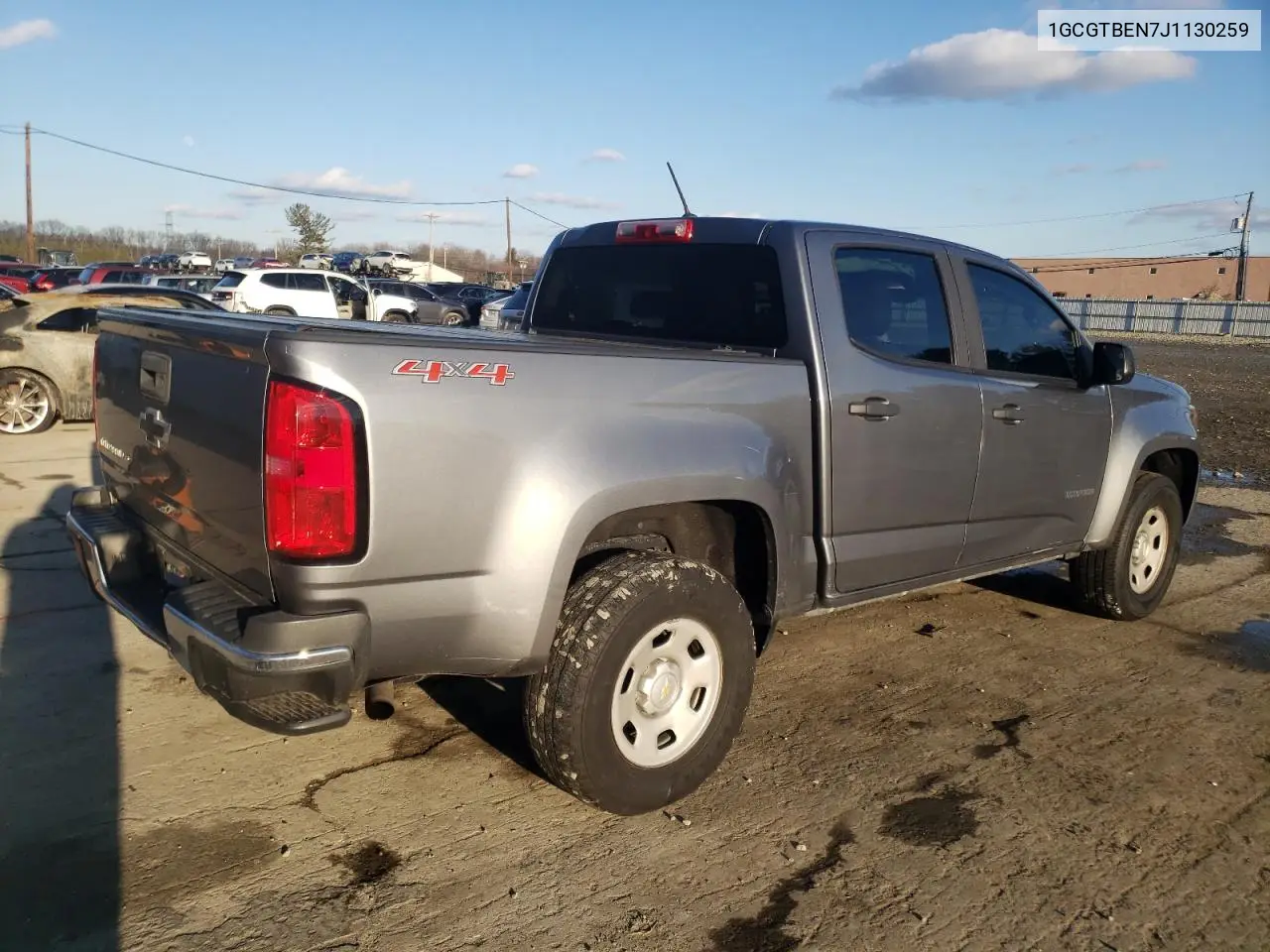 2018 Chevrolet Colorado VIN: 1GCGTBEN7J1130259 Lot: 44454875