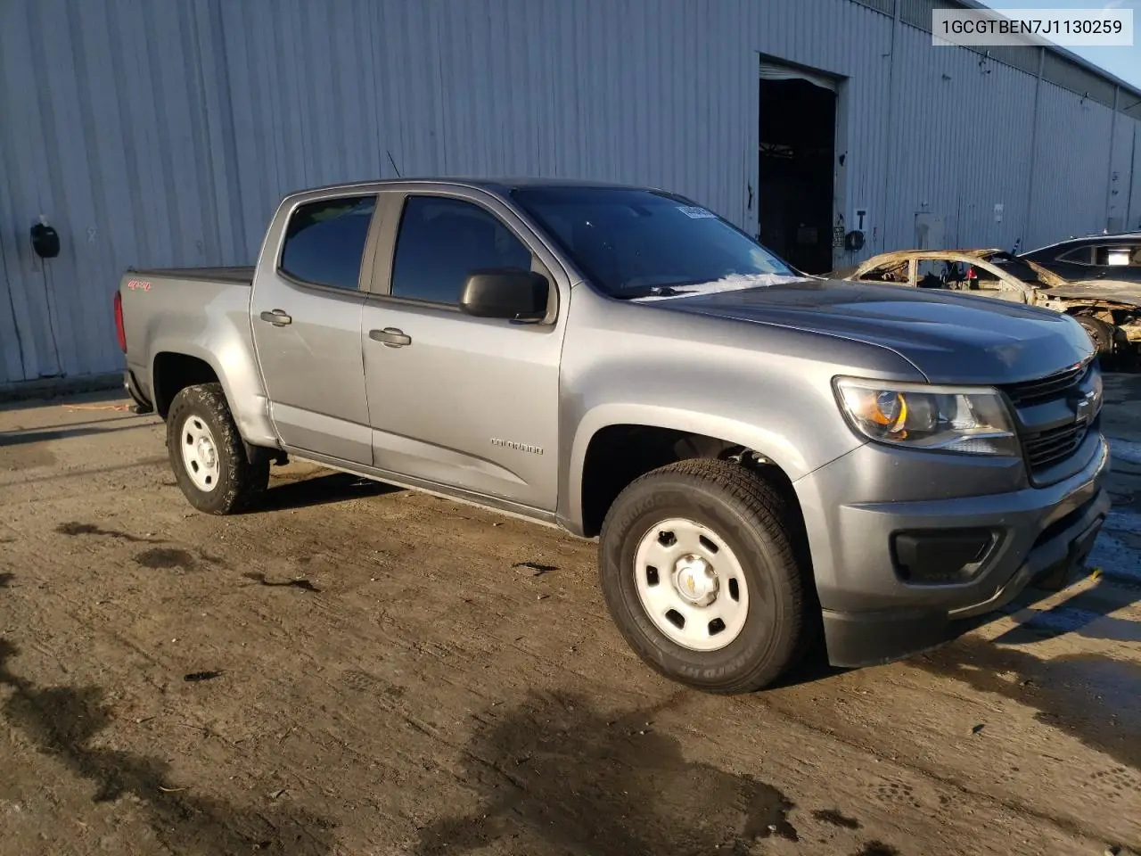 2018 Chevrolet Colorado VIN: 1GCGTBEN7J1130259 Lot: 44454875