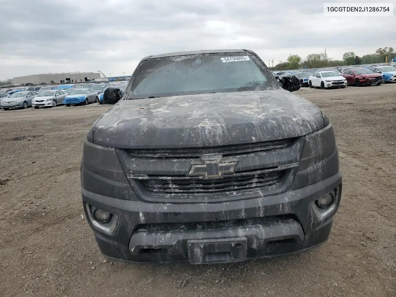 2018 Chevrolet Colorado Z71 VIN: 1GCGTDEN2J1286754 Lot: 54756895