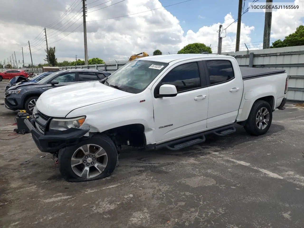 2018 Chevrolet Colorado Z71 VIN: 1GCGSDEA5J1165569 Lot: 56703285
