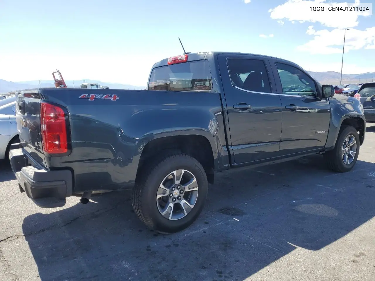 2018 Chevrolet Colorado Lt VIN: 1GCGTCEN4J1211094 Lot: 56746245