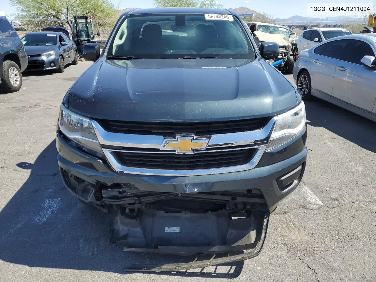 2018 Chevrolet Colorado Lt VIN: 1GCGTCEN4J1211094 Lot: 56746245