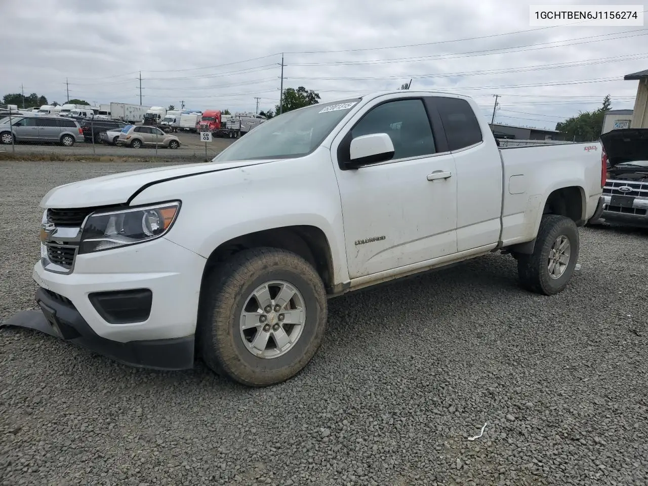 2018 Chevrolet Colorado VIN: 1GCHTBEN6J1156274 Lot: 62001315
