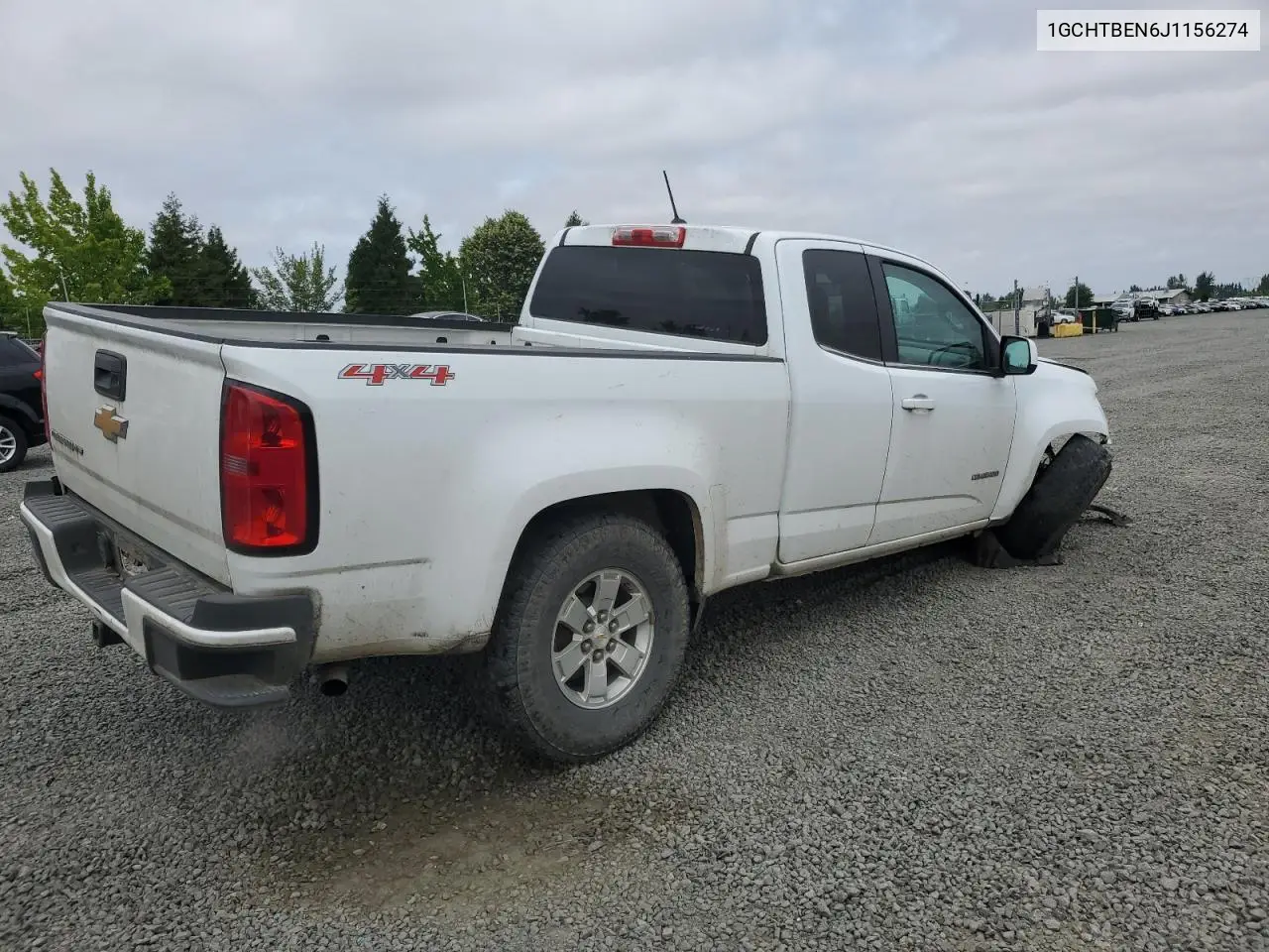 2018 Chevrolet Colorado VIN: 1GCHTBEN6J1156274 Lot: 62001315