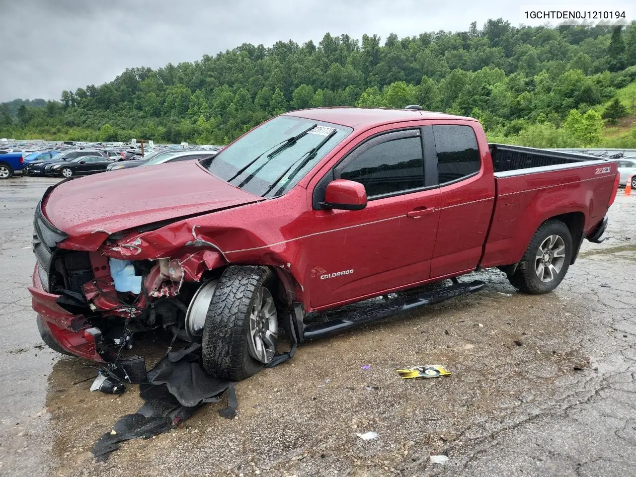 2018 Chevrolet Colorado Z71 VIN: 1GCHTDEN0J1210194 Lot: 62261775