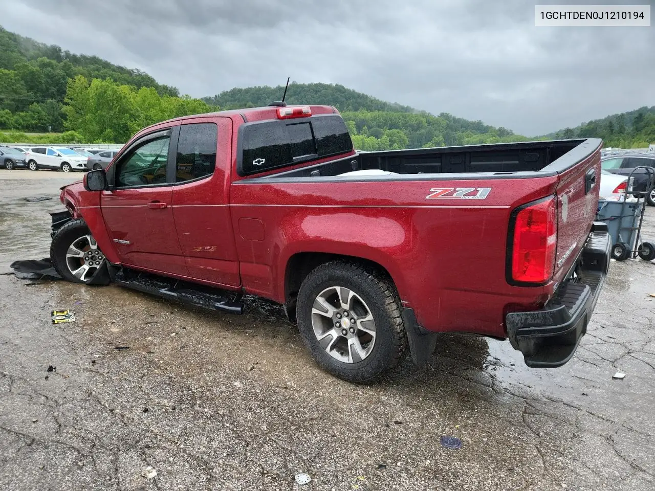 2018 Chevrolet Colorado Z71 VIN: 1GCHTDEN0J1210194 Lot: 62261775