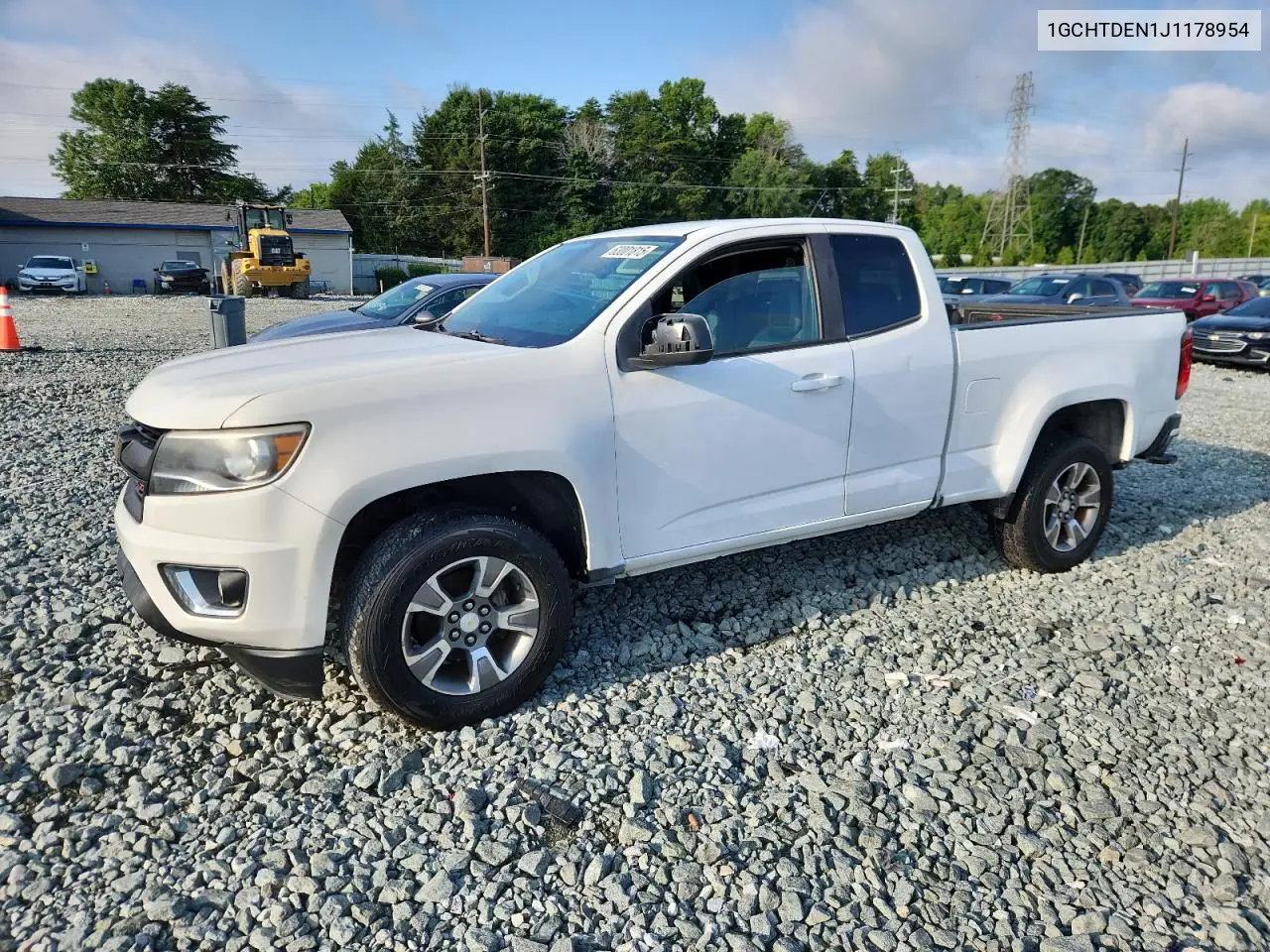 2018 Chevrolet Colorado Z71 VIN: 1GCHTDEN1J1178954 Lot: 63001815
