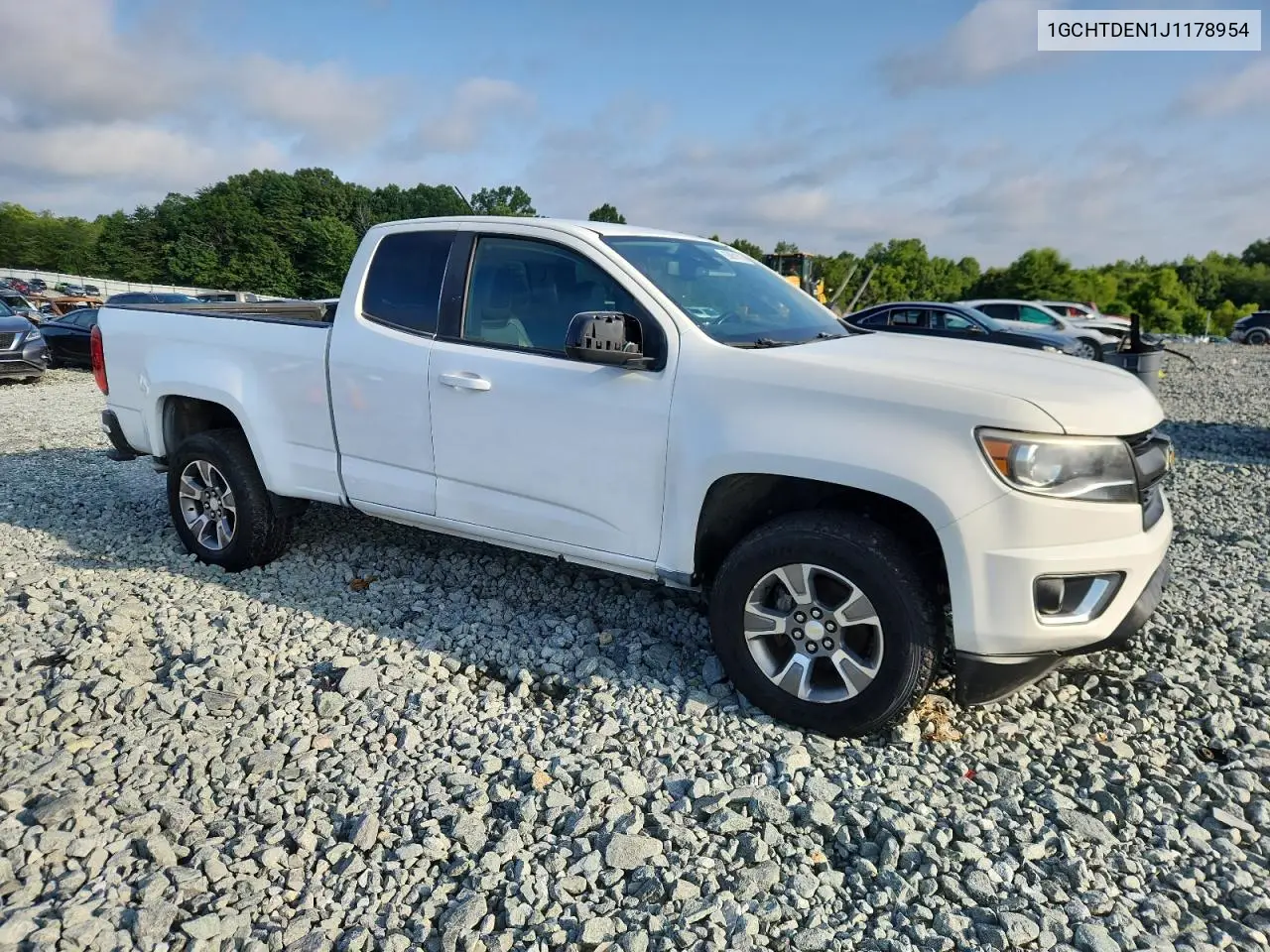 2018 Chevrolet Colorado Z71 VIN: 1GCHTDEN1J1178954 Lot: 63001815