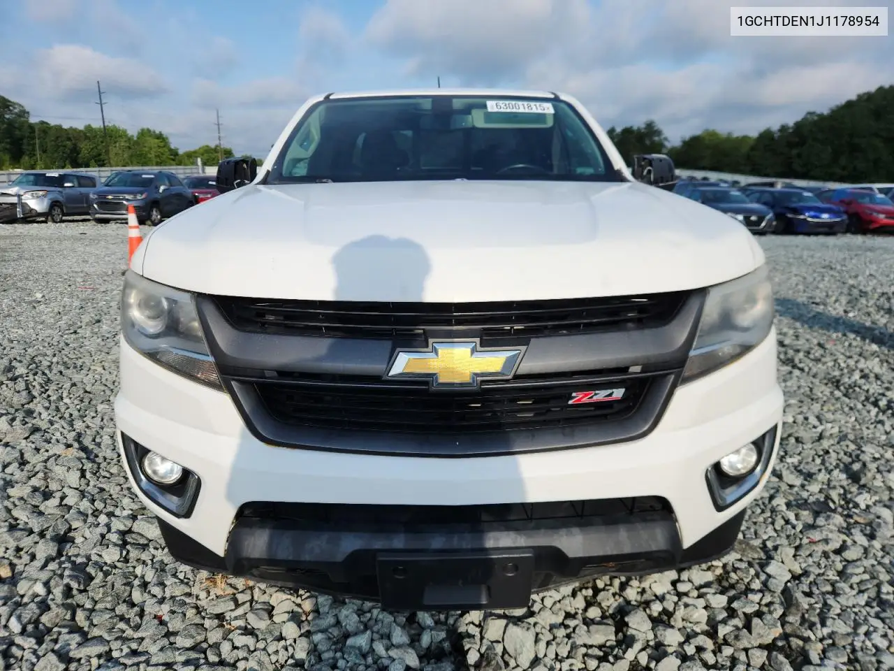 2018 Chevrolet Colorado Z71 VIN: 1GCHTDEN1J1178954 Lot: 63001815