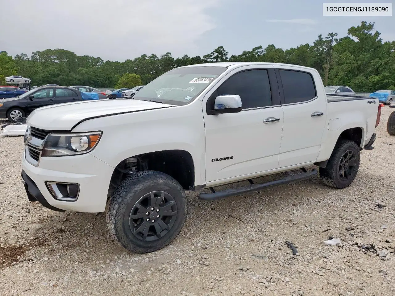 2018 Chevrolet Colorado Lt VIN: 1GCGTCEN5J1189090 Lot: 63057415