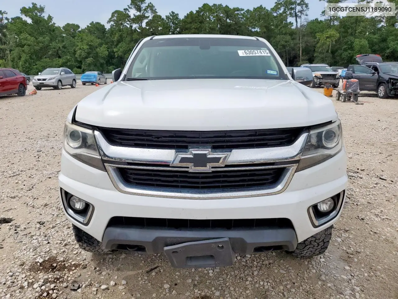 2018 Chevrolet Colorado Lt VIN: 1GCGTCEN5J1189090 Lot: 63057415
