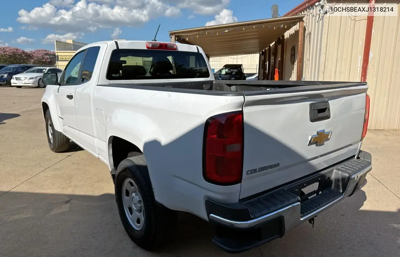 2018 Chevrolet Colorado VIN: 1GCHSBEAXJ1318214 Lot: 63148005
