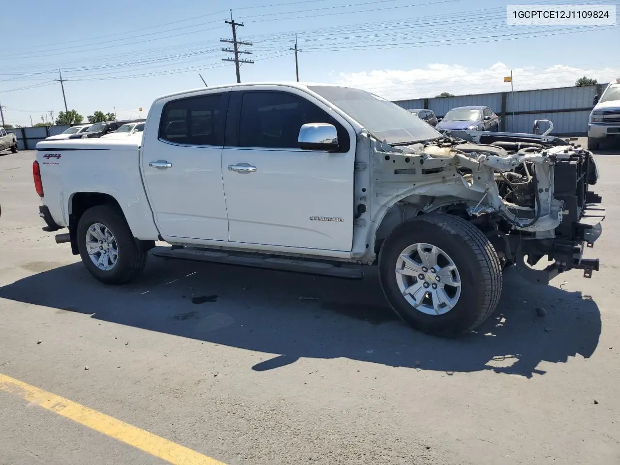 2018 Chevrolet Colorado Lt VIN: 1GCPTCE12J1109824 Lot: 65202375
