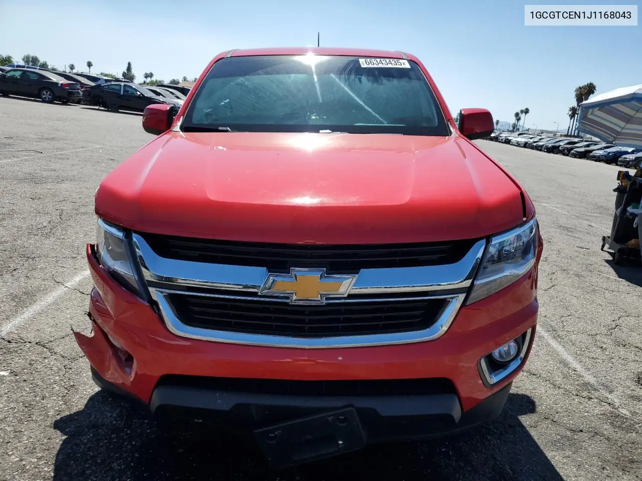 2018 Chevrolet Colorado Lt VIN: 1GCGTCEN1J1168043 Lot: 66343435