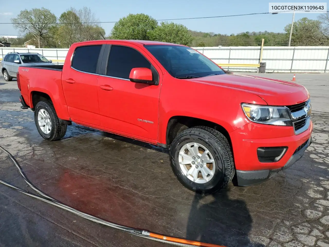 2019 Chevrolet Colorado Lt VIN: 1GCGTCEN3K1109643 Lot: 53149255