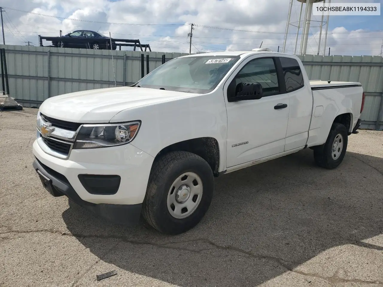 2019 Chevrolet Colorado VIN: 1GCHSBEA8K1194333 Lot: 53670145