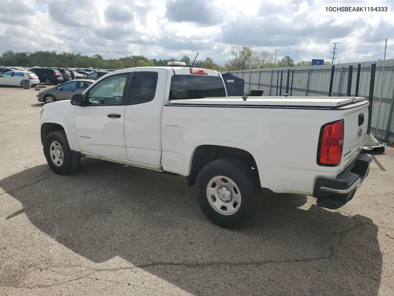 2019 Chevrolet Colorado VIN: 1GCHSBEA8K1194333 Lot: 53670145
