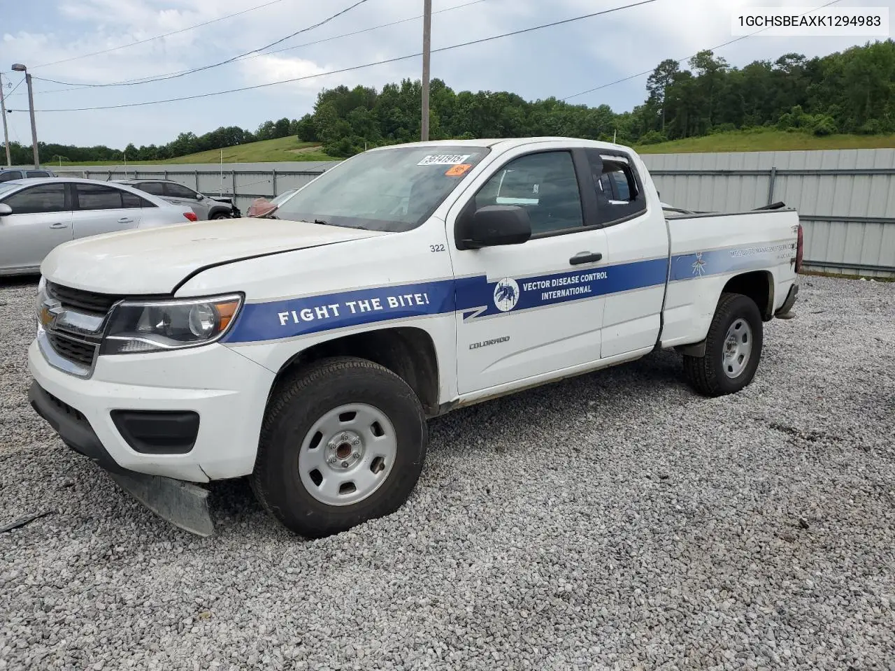 2019 Chevrolet Colorado VIN: 1GCHSBEAXK1294983 Lot: 56141915