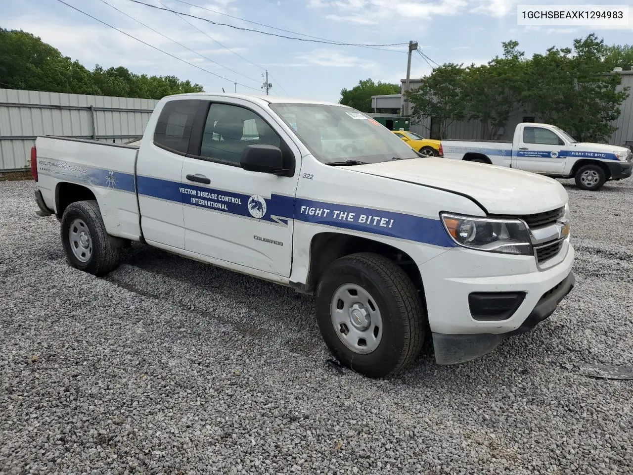 2019 Chevrolet Colorado VIN: 1GCHSBEAXK1294983 Lot: 56141915