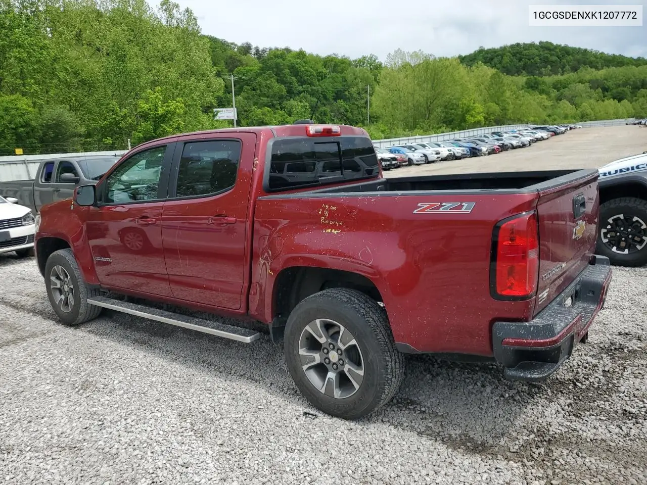 2019 Chevrolet Colorado Z71 VIN: 1GCGSDENXK1207772 Lot: 56292335