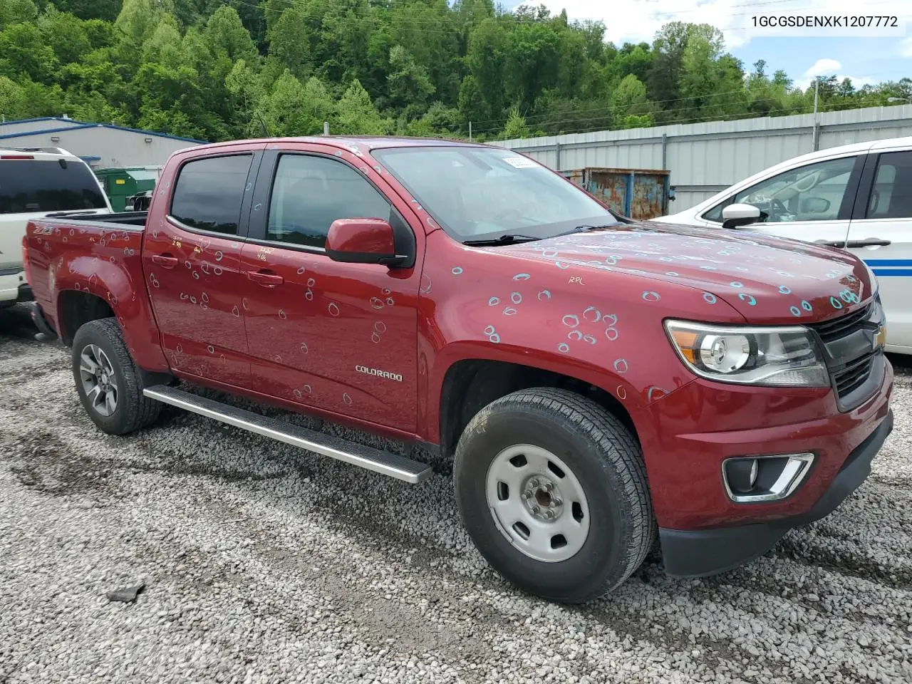2019 Chevrolet Colorado Z71 VIN: 1GCGSDENXK1207772 Lot: 56292335