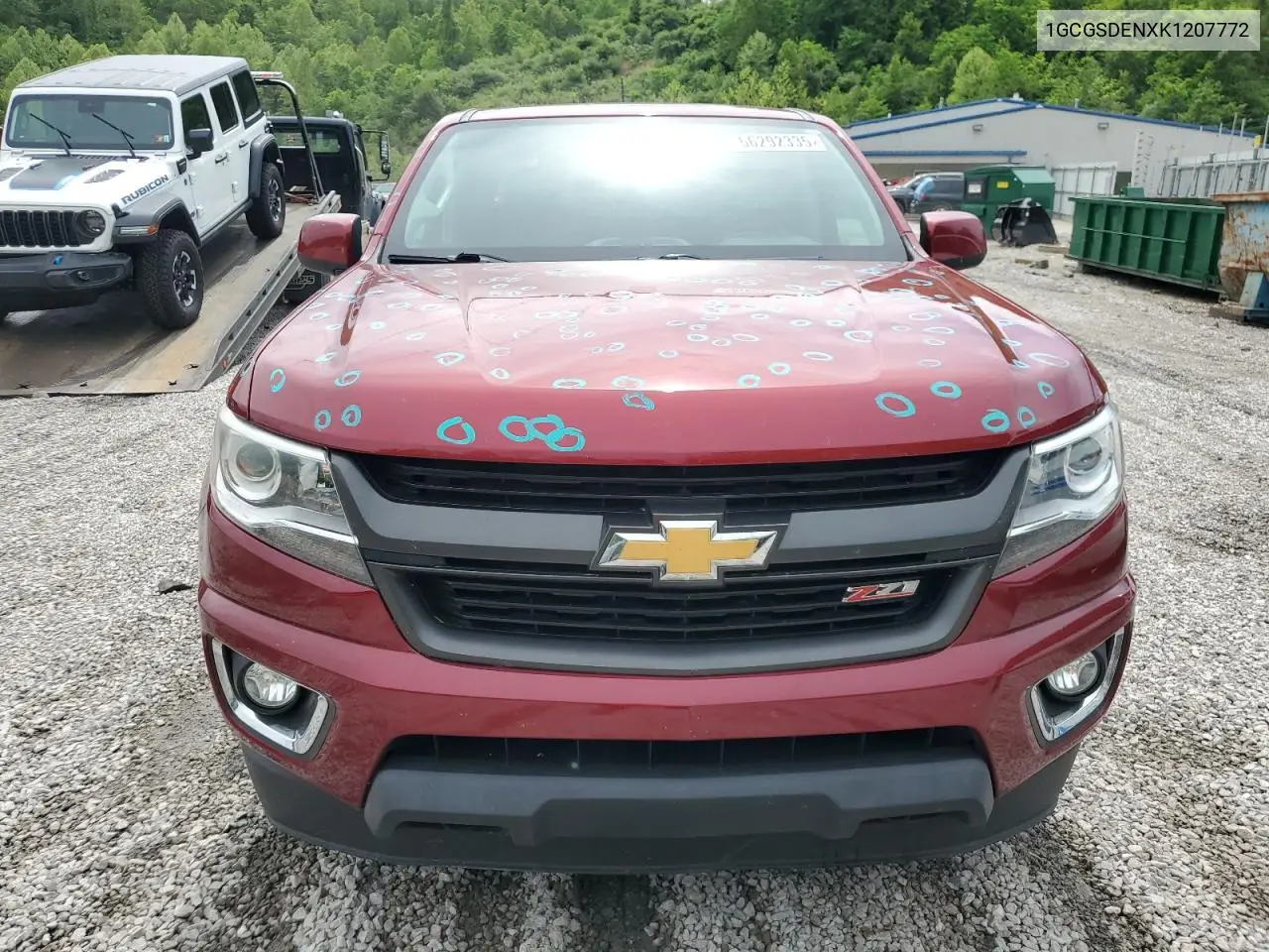 2019 Chevrolet Colorado Z71 VIN: 1GCGSDENXK1207772 Lot: 56292335