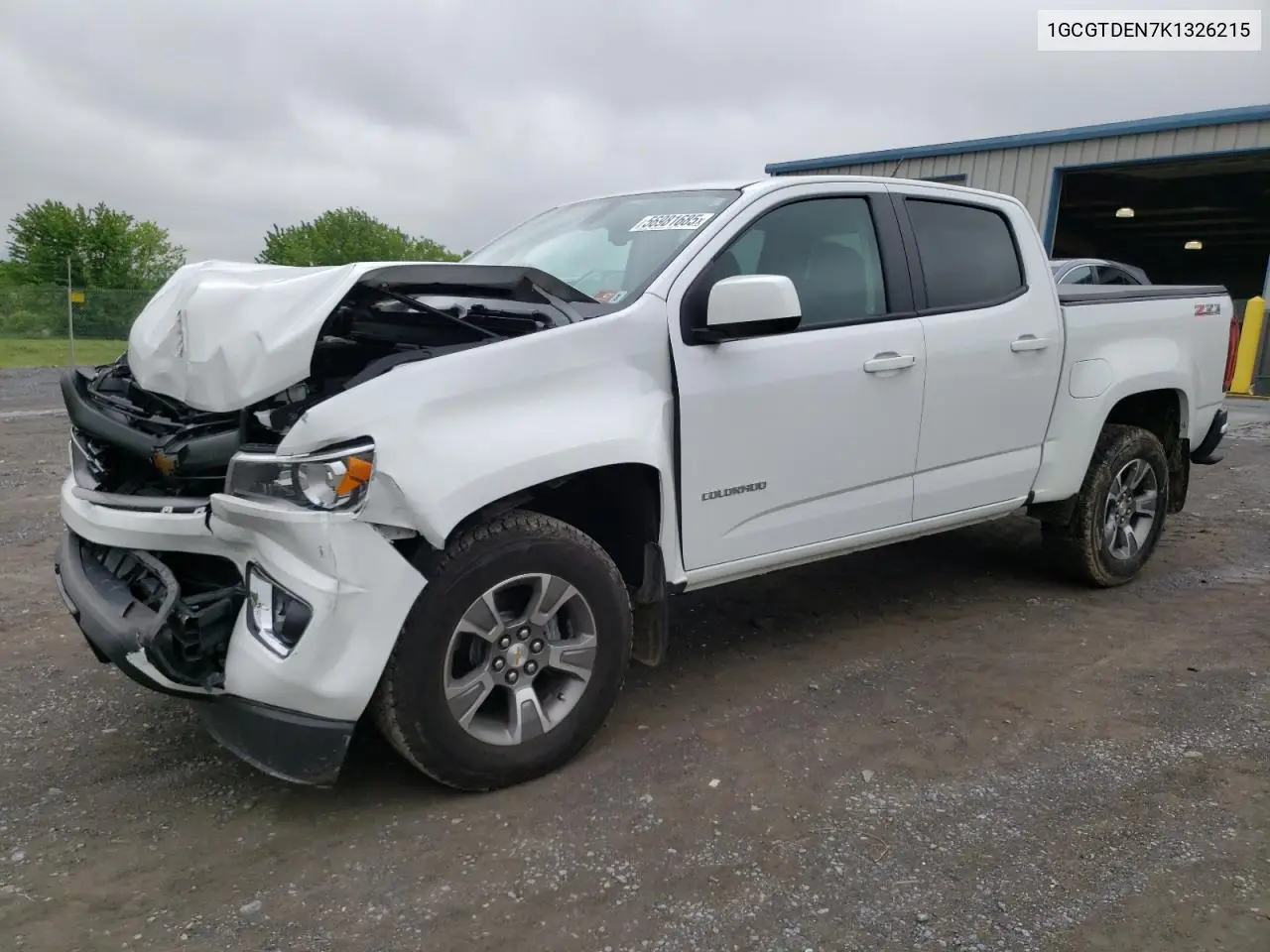 2019 Chevrolet Colorado Z71 VIN: 1GCGTDEN7K1326215 Lot: 56981685