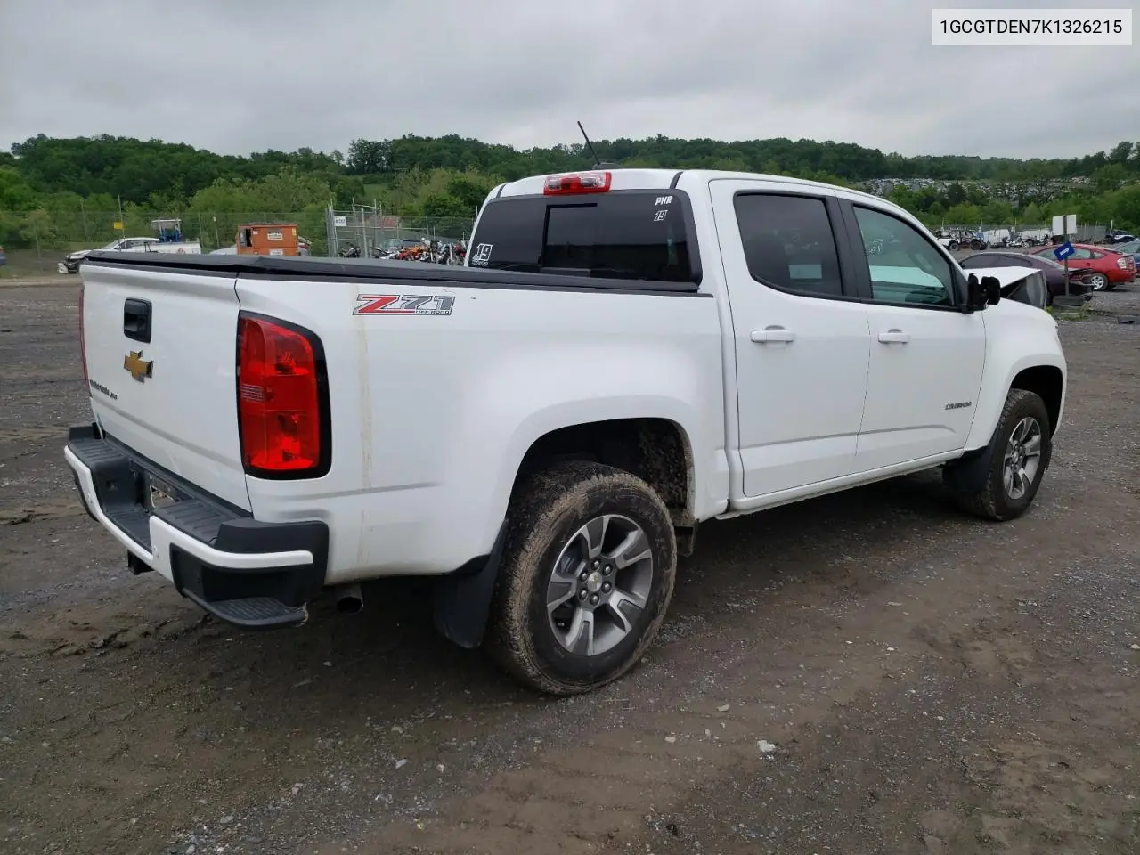 2019 Chevrolet Colorado Z71 VIN: 1GCGTDEN7K1326215 Lot: 56981685