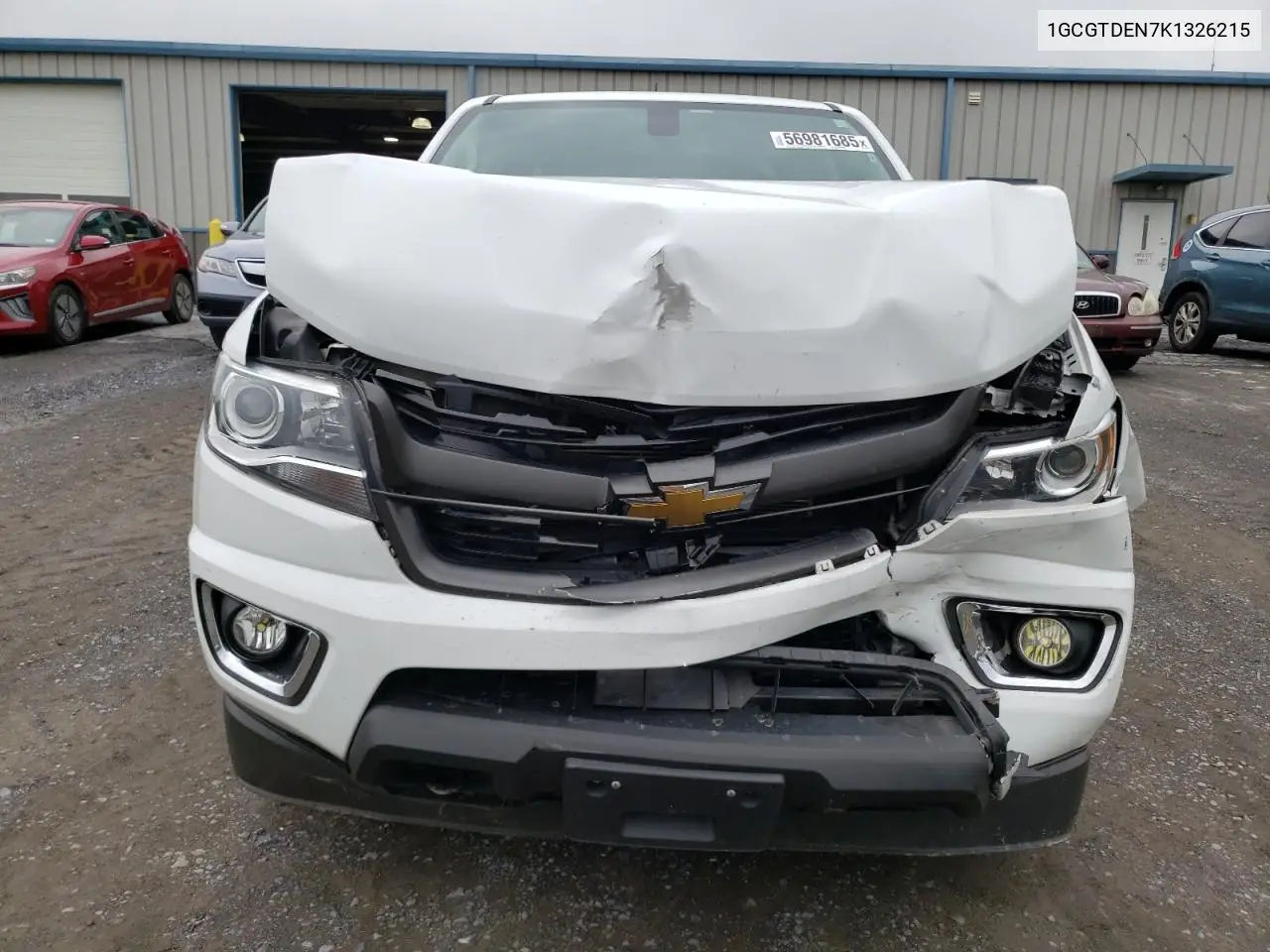 2019 Chevrolet Colorado Z71 VIN: 1GCGTDEN7K1326215 Lot: 56981685