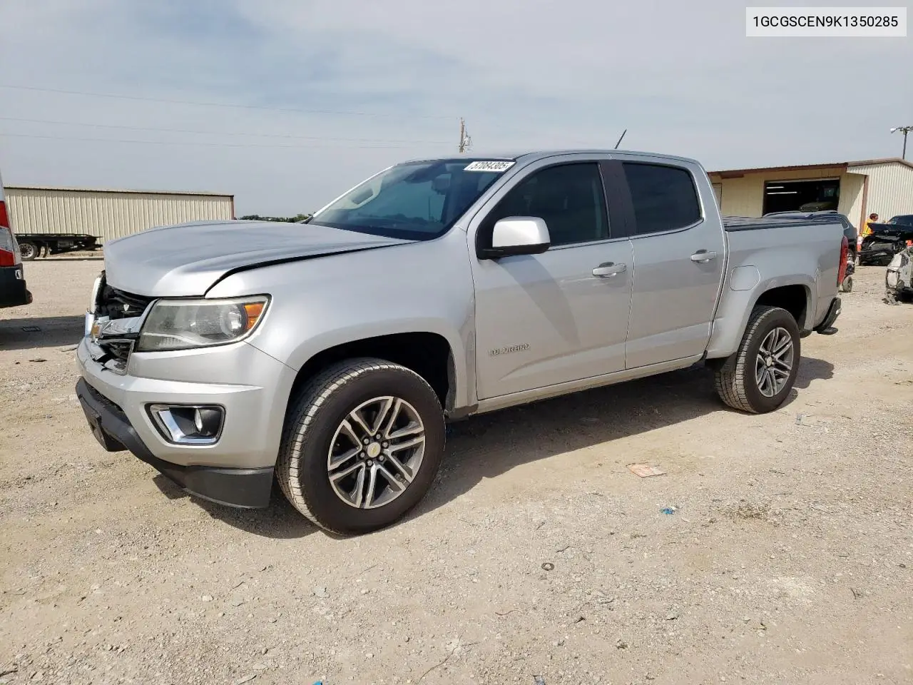 2019 Chevrolet Colorado Lt VIN: 1GCGSCEN9K1350285 Lot: 57084305